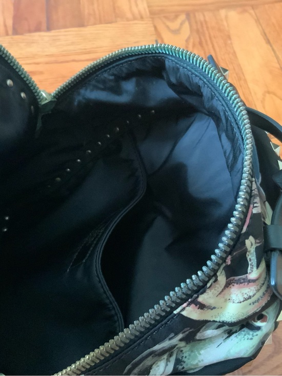 Women’s Valentino Garavani Safari Studded Black Mini Designer Bookbag Backpack main image 16